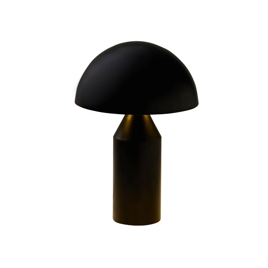 Lampe champignon noir mat