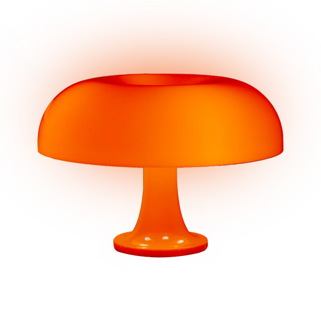 Lampe champignon orange ORIGINAL