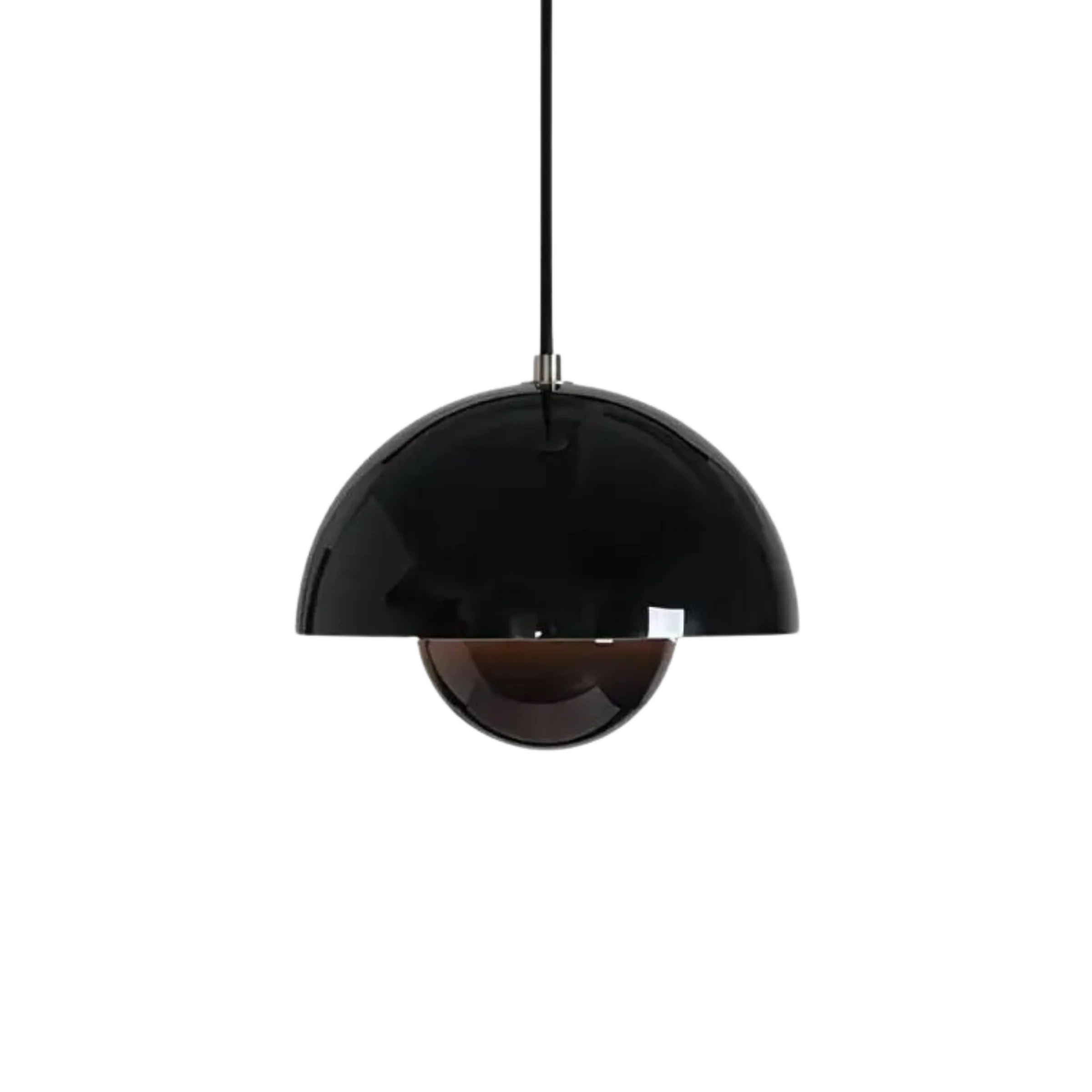 Lampe suspendue champignon noir